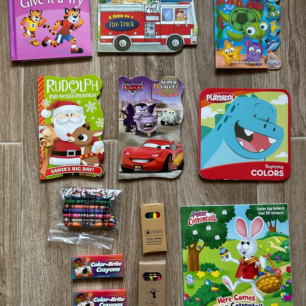 Red and Blue Fire Truck and Ambulance Puzzle and Game Toys